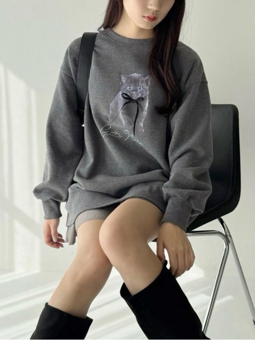 Japanese Brand NICE Claup fleece pullover
